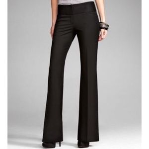 Express Editor Black Bootcut Dress Pants